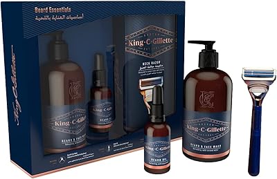 King sea gillette nettoyant barbe et visage pour hommes 350 ml, huile à barbe 30 ml et ensemble rasoir pour le cou. La boutique en ligne DIAYTAR COTE D'IVOIRE se distingue par son service client de haute qualité et sa livraison rapide. Les clients peuvent profiter d'une expérience d'achat sans tracas, grâce à la navigation facile et intuitive du site. DIAYTAR COTE D'IVOIRE est la boutique en ligne la plus fiable et la plus populaire en Côte d'Ivoire.