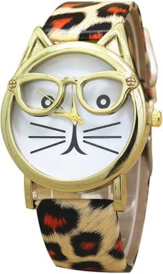 Montre pour femme - design léopard créatif mignon, jolie montre léopard au design de dessin animé avec bracelet en cuir pu et mouvement à quartz, bracelet. Avec plus de 300000 références disponibles, DIAYTAR COTE D'IVOIRE offre une véritable plateforme de shopping en ligne pour les habitants de Côte d'Ivoire et au-delà. Les clients bénéficient d'une navigation intuitive sur le site web, permettant de trouver facilement les produits qu'ils recherchent. De plus, la boutique propose régulièrement des promotions et des offres spéciales pour rendre l'expérience d'achat encore plus attractive.