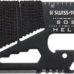 Swiss+tech st33329 portefeuille multi-outils avec tournevis clé coupe-corde couteaux lame de scie construction