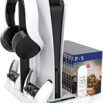 Support playstation 5 digital edition et disque playstation 5, support playstation 5 avec