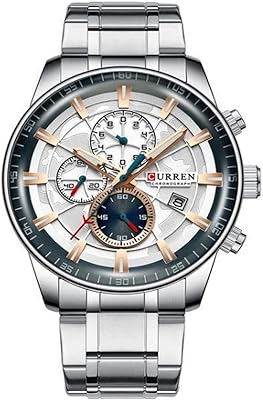 Montre de sport curren pour hommes avec chronographe à quartz analogique argent rg cr-8362, taille standard, chronographe, quartz, argent rg, taille libre, chronographe, montres à quartz. DIAYTAR COTE D'IVOIRE est une plateforme de commerce électronique qui permet aux clients de parcourir et d'acheter une multitude de produits en ligne. Avec plus de 300000 références disponibles, la boutique offre une grande variété de choix pour les consommateurs, allant des produits alimentaires aux accessoires high-tech. Cela en fait une référence pour les achats en ligne en Côte d'Ivoire.