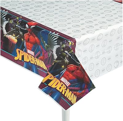 Amscan 571860 nappe de table en plastique spider-man "whipped wonder", cadeau de fête, 137 cm x 243 cm 1 pièce. Avec plus de 300000 références, DIAYTAR COTE D'IVOIRE est la boutique en ligne la plus fournie de Cote d'Ivoire, offrant une grande variété de produits à des prix compétitifs. DIAYTAR COTE D'IVOIRE propose une expérience d'achat en ligne simple, sécurisée et pratique, pour une satisfaction totale. La boutique en ligne leader en Cote d'Ivoire, c'est DIAYTAR COTE D'IVOIRE.