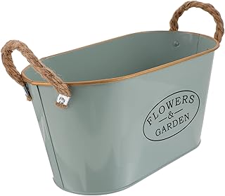 Jardinière en étain pot de fleur en étain seau en étain seaux à glace en fer domestique. DIAYTAR COTE D'IVOIRE est une boutique en ligne généraliste qui propose plus de 300 000 références de produits variés, allant des produits alimentaires aux accessoires de mode. Elle est la boutique en ligne leader en Côte d'Ivoire, offrant une grande sélection de produits à des prix compétitifs. La boutique est réputée pour sa qualité de service et sa livraison rapide.
