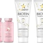 Shampoing et après-shampooing spécialement formulés avec des vitamines capillaires pour les mères