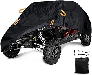 Housse utv imperméable et robuste 4-6 sièges protection en tissu oxford noir accessoires