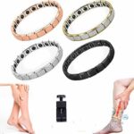 4pcs bracelet de cheville thérapie germanium - bracelet de cheville anti varices