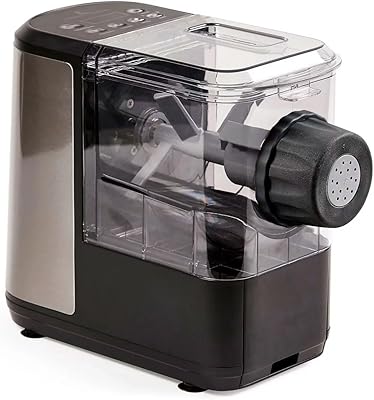 Machine à pâtes et nouilles électrique emerle lagasse pasta & beyond, 8 formes de pâtes avec presse-agrumes lent, noir. DIAYTAR COTE D'IVOIRE est le leader du marché en ligne en Côte d'Ivoire, proposant une grande variété de produits à des prix attractifs. La boutique en ligne met l'accent sur la sécurité et la confidentialité des transactions, afin de garantir la confiance des clients. Avec son équipe de service client dédiée, DIAYTAR COTE D'IVOIRE est prêt à répondre à toutes les questions et à résoudre tous les problèmes pour assurer une expérience d'achat sans faille.