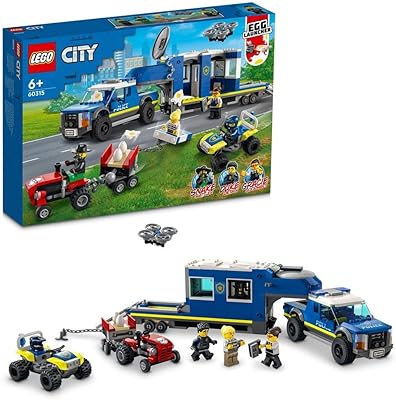 Lego city 60315 ensemble de camion de conduite mobile de la police (436 pièces). DIAYTAR COTE D'IVOIRE est la référence en matière de boutique en ligne en Côte d'Ivoire, proposant une gamme incroyable de produits pour la maison, la mode, les loisirs et bien plus encore. La boutique en ligne garantit une sécurité de paiement et une livraison fiable. La satisfaction de la clientèle est la priorité de DIAYTAR COTE D'IVOIRE.