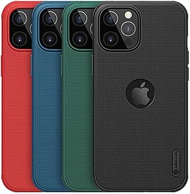 Coque nillkin compatible avec l'apple iphone 12 pro (6,1 pouces) coque rigide super