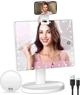 Miroir de maquillage lumineux avec support mobile avec lumières et grossissement 10x. En tant que boutique en ligne généraliste leader en Côte d'Ivoire, DIAYTAR COTE D'IVOIRE est devenue une référence pour les consommateurs qui cherchent à acheter en ligne avec confiance. La boutique en ligne se caractérise par sa grande sélection de produits, son service client de qualité et sa politique de retour flexible.