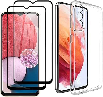 Coque de protection d'écran lukione galaxy a13 compatible avec samsung lte 4g protecteur