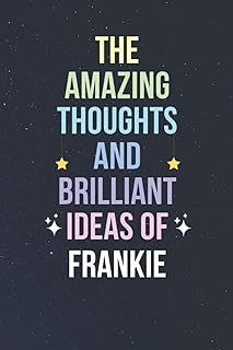 Les pensées étonnantes et les idées brillantes de frankie : carnet personnalisé pour frankie - cadeau d'anniversaire, cadeau de remerciement pour la fille de frankie, maman, ... journal cadeaux de mariage, 110 pages, 6 x 9 pouces. DIAYTAR COTE D'IVOIRE, leader des boutiques en ligne généralistes en Côte d'Ivoire, offre plus de 300 000 références pour répondre à tous vos besoins. Avec une large gamme de produits, vous trouverez tout ce dont vous avez besoin pour vous et votre maison. DIAYTAR est la destination idéale pour une expérience d'achat en ligne pratique et fiable.
