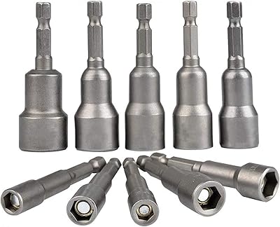 Kit d'extension de foret magnétique medela : 10 pièces de forets hexagonaux longs
