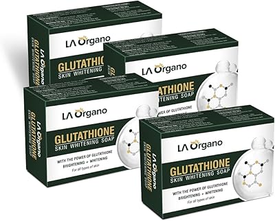 Savon blanchissant pour la peau au glutathion la organo pour éclaircir et blanchir