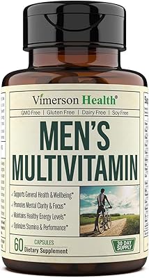Supplément quotidien multivitamines/minéraux pour hommes - vitamines a c e d b1 b2