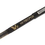 Stylo à bille pilot hi-tec point bx-v7-b avec pointe 07 mm