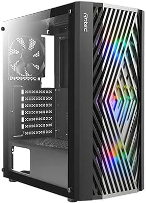 Contrôleur de jeu antec, modèle nx291, tour moyenne rvb avec 3 ventilateurs rvb