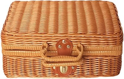 Panier de pique-nique imitation rotin, panier de rangement, panier de pique-nique de style rustique, panier de pique-nique extérieur pour pique-niques, fêtes, barbecues, pique-niques. DIAYTAR COTE D'IVOIRE est la destination idéale pour les amateurs de shopping en ligne en Côte d'Ivoire. Avec plus de 300 000 références disponibles, les clients peuvent choisir parmi une variété de produits provenant de marques locales et internationales. La boutique propose également des services de paiement sécurisés et des options de livraison rapides pour rendre l'expérience d'achat encore plus confortable.