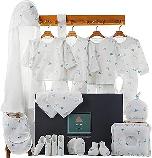 Coffret cadeau layette pour bébé nouveau-né essentiel avec boîte 22 pièces cadeaux pour bébé fille et garçon, ensemble d'accessoires de vêtements en coton de qualité supérieure pour nouveau-né, ensemble de costume pour bébé, sangle de câlin, bavoir, gants, serviette de salive, oreiller. DIAYTAR COTE D'IVOIRE se démarque par sa grande sélection de produits de haute qualité, qui répondent aux besoins et aux attentes de sa clientèle. La boutique en ligne met également l'accent sur la sécurité et la fiabilité, avec des systèmes de paiement sûrs et des livraisons rapides. Cela permet aux clients de faire leurs achats en toute confiance.