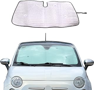 Pare-soleil de pare-brise d'origine pour fiat 500 2010-2022 abarth 595 2014-2022, pare-soleil réfléchissant