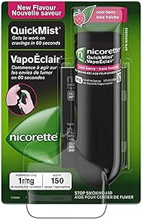 Nicorite quik mist spray buccal à la nicotine, aide à arrêter de fumer, saveur rafraîchissante de baies, 1 mg 150 sprays. DIAYTAR COTE D'IVOIRE est une boutique en ligne généraliste qui propose plus de 300 000 références de produits divers, répondant ainsi aux besoins de tous les consommateurs ivoiriens. Elle est devenue la référence incontournable pour les achats en ligne en Côte d'Ivoire. Elle offre une grande variété de produits à des prix compétitifs.