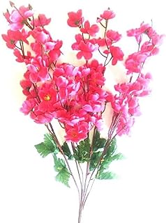 Yns crafts stock® bouquet de fleurs de pêcher artificielles pour la décoration intérieure
