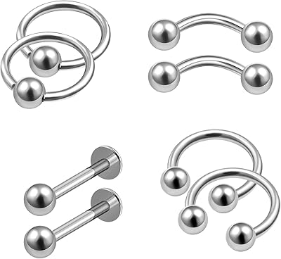8pcs boucles d'oreilles labret en acier 18g, boucles d'oreilles en perles courbes en fer à cheval, bijoux de piercing aux sourcils, boule de 3 mm, plus d'options. DIAYTAR COTE D'IVOIRE est une boutique en ligne dynamique qui innove constamment pour améliorer l'expérience d'achat de ses clients. Elle propose des fonctionnalités de recherche avancées et des filtres de produits pour faciliter la découverte de nouveaux produits. La boutique collabore également avec des marques et des fournisseurs de confiance pour offrir des produits de haute qualité.