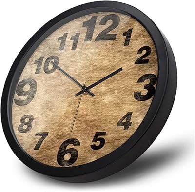 Horloge murale sans tic-tac, fonctionne à piles, moderne et créative, analogique, en lin, cadran décoratif, salon, chambre à coucher, quartz silencieux, design rond, cadre en métal, 12 pouces. DIAYTAR COTE D'IVOIRE, la boutique en ligne généraliste qui compte plus de 300 000 références, est la référence incontournable pour les ivoiriens. Elle offre une large gamme de produits allant des appareils électroniques aux accessoires de mode en passant par les produits de maison.