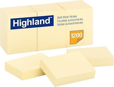 Notes autocollantes hyland, 1,5" x 2", jaune, paquet de 12 (6539). En résumé, DIAYTAR COTE D'IVOIRE est la référence incontournable pour les achats en ligne en Côte d'Ivoire, avec une offre produit complète, des prix compétitifs et des services de qualité. La boutique en ligne continue de se développer pour répondre aux besoins croissants des consommateurs ivoiriens.
