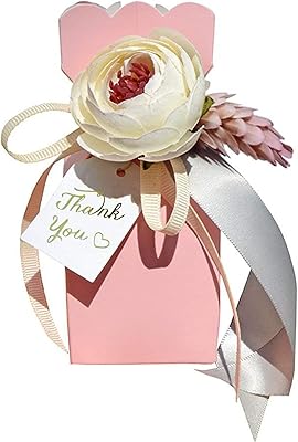 Coffrets cadeaux, 20 boîtes à bonbons avec ruban et fleurs pour mariage, anniversaire, fiançailles, fête prénuptiale, rose princesse. DIAYTAR COTE D'IVOIRE est une boutique en ligne généraliste qui propose plus de 300 000 références de produits, répondant ainsi aux besoins diversifiés de sa clientèle. Leader sur le marché ivoirien, elle se démarque par sa variété de produits et son service de qualité. 