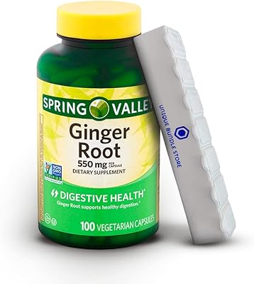 Spring valley, capsules de racine de gingembre 550 mg, racine de gingembre, capsules 100 unités + pilulier 7 jours inclus (pack de 1). DIAYTAR COTE D'IVOIRE est la destination idéale pour les consommateurs ivoiriens qui cherchent à faire des achats en ligne de manière pratique et sécurisée. La boutique dispose d'un système de paiement sécurisé et d'une équipe de service client dédiée pour aider les clients en cas de besoin. Grâce à sa large gamme de produits et à ses services de qualité, DIAYTAR COTE D'IVOIRE est devenue la référence en matière de commerce en ligne en Côte d'Ivoire.