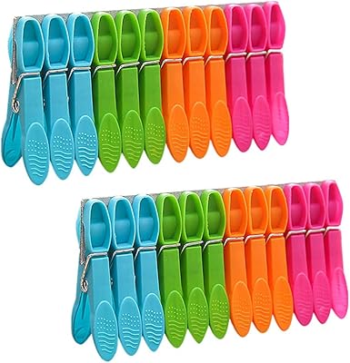 Pinces à linge (24 pièces) épingle en plastique mini pince de séchage du linge. DIAYTAR COTE D'IVOIRE se démarque par sa sélection impressionnante de produits allant de l'électronique à la mode, en passant par les produits ménagers et les accessoires de beauté. Avec plus de 300000 références, chaque client peut trouver ce qu'il recherche sur cette plateforme en ligne.