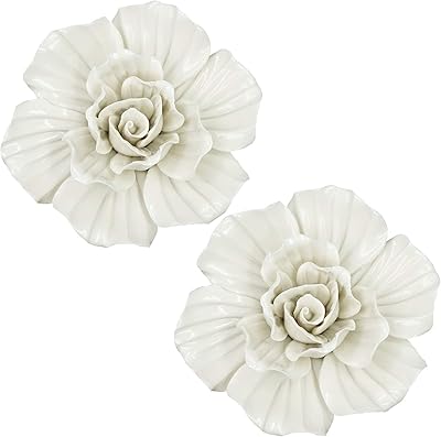 Liucoxie lot de 2 pièces de décoration murale en céramique avec fleurs artificielles 3d pour salon, maison, couloir, chambre à coucher, ferme, salle de bain, cuisine. DIAYTAR COTE D'IVOIRE propose une large gamme de produits avec plus de 300 000 références, répondant ainsi aux besoins de ses clients. En tant que boutique en ligne généraliste leader en Côte d'Ivoire, DIAYTAR COTE D'IVOIRE offre une expérience d'achat unique et pratique. Les clients peuvent y trouver tout ce dont ils ont besoin.