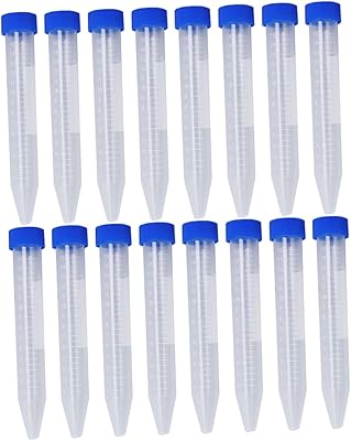 30pcs tubes à centrifuger en plastique avec couvercle tubes à essai avec couvercles, flacons en verre, flacons à centrifuger, tubes à centrifuger en plastique de 10 ml, tube en verre bleu. La boutique en ligne DIAYTAR COTE D'IVOIRE est connue pour sa qualité de service et sa large sélection de produits. Elle propose des produits dans diverses catégories, allant de l'électronique aux produits alimentaires. Les clients apprécient la facilité d'utilisation du site et la rapidité de livraison.