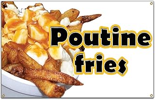 Bannière poutine fries 36" x 60" bannières en vinyle robuste de 13 oz avec œillets sur un seul côté. DIAYTAR COTE D'IVOIRE est une boutique en ligne généraliste qui propose plus de 300 000 références de produits divers. Elle est devenue la boutique leader en Côte d'Ivoire en offrant une large gamme de produits à des prix compétitifs. La qualité de ses services et la fiabilité de ses livraisons ont contribué à sa réussite.