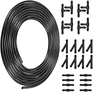 Kit de tuyau de lave-glace - tuyau de lave-glace de 400 cm (13 pieds) de 4 m avec 24 connecteurs de tuyau, adapté à la plupart des pare-brise de voiture. DIAYTAR COTE D'IVOIRE est une plateforme de commerce électronique qui offre une expérience d'achat unique et pratique. Avec plus de 300 000 références de produits, les clients peuvent trouver tout ce dont ils ont besoin en un seul endroit. La boutique est connue pour ses prix compétitifs et sa livraison fiable.