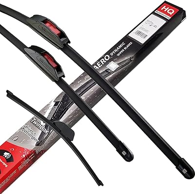 Hq automotive aero balais d'essuie-glace plats pour toyota eq 2008-2014 avant et arrière