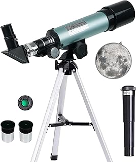 Télescope astronomique mijiwatch pour enfants 360/50 mm zoom 90x hd monoculaire utilisation extérieure