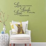 Stickers muraux en forme de lettre