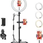 Godox lr120 anneau lumineux vidéo led 12 pouces avec support d'éclairage de table