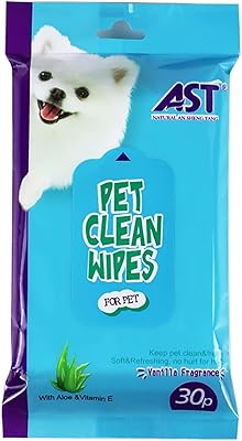 Lingettes pour animaux de compagnie pour chiens chats, 100 pièces lingettes de toilettage