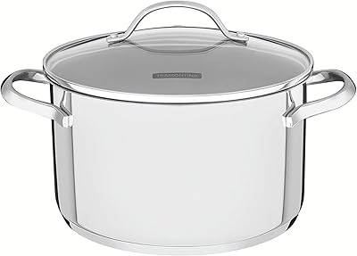 Tramontina una 16 cm 1,8l casserole profonde en acier inoxydable avec fond triple épaisseur. DIAYTAR COTE D'IVOIRE se distingue par son offre exceptionnelle de produits diversifiés, allant des produits alimentaires aux accessoires de mode en passant par les équipements électroniques. Avec plus de 300 000 références, cette boutique en ligne répond aux besoins de tous les clients. C'est le destin idéal pour une expérience d'achat sans limite.