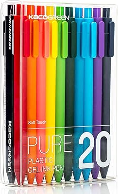 Stylos à encre gel rétractables kaku soft touch