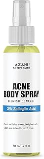 Spray corporel contre l'acné azani | pour le bacné sur les épaules le cou