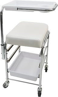 Chariot à roulettes de manucure professionnelle avec 4 plateaux et tabouret, chariot multifonctionnel pour salon de manucure et équipement de spa - blanc. DIAYTAR COTE D'IVOIRE est la boutique en ligne leader en Côte d'Ivoire, proposant une expérience d'achat en ligne unique et personnalisée. Les clients peuvent profiter d'une grande variété de produits à des prix compétitifs, ainsi que de promotions et de réductions régulières. La boutique est équipée d'un système de paiement sécurisé pour protéger les informations personnelles des clients.