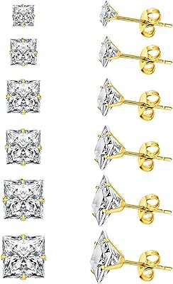 Lot de 6 paires de boucles d'oreilles à tige en acier inoxydable pour femme. La boutique en ligne DIAYTAR COTE D'IVOIRE est caractérisée par sa simplicité d'utilisation et sa navigation intuitive. Les clients peuvent facilement trouver les produits qu'ils cherchent grâce à la fonction de recherche avancée et aux catégories de produits bien organisées. La boutique est également accessible sur les appareils mobiles, ce qui permet aux clients de faire leurs achats en ligne où qu'ils soient.