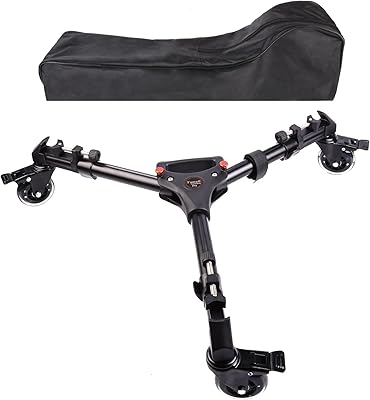 Trépied de photographie famal robuste avec roues de 3", pieds réglables et sac de transport, roues de trépied portables compatibles avec la plupart des trépieds vidéo et supports d'éclairage. DIAYTAR COTE D'IVOIRE est votre destination idéale pour faire vos achats en ligne en Côte d'Ivoire. Avec plus de 300 000 références dans différents domaines, nous vous proposons une large gamme de produits pour répondre à vos besoins. Notre site web est conçu pour être convivial et facile à naviguer, vous permettant de trouver rapidement ce que vous cherchez.