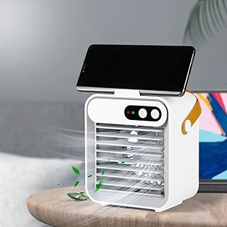 Ventilateur de climatiseur portable, refroidisseur d'air alimenté par usb, mini refroidisseur de climatiseur portable avec purificateur, mini ventilateur de refroidissement personnel ultra silencieux pour la famille, les voyages et le bureau. DIAYTAR COTE D'IVOIRE est une boutique en ligne généraliste qui propose plus de 300 000 références de produits, ce qui en fait l'un des leaders du commerce électronique en Côte d'Ivoire. La boutique offre une large gamme de produits, allant des articles ménagers aux produits high-tech. DIAYTAR COTE D'IVOIRE est synonyme de qualité et de confiance.