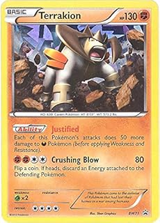 Pokémon - terrakion (bw71) - promos bw black star - holo