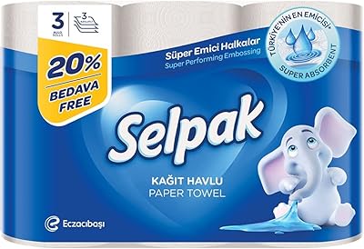 Rouleaux d'essuie-tout super absorbants sealpak - paquet de 3 rouleaux (3x3 épaisseurs). DIAYTAR COTE D'IVOIRE est la destination idéale pour toute personne cherchant à acheter des produits en ligne en Côte d'Ivoire. Avec plus de 300 000 références, elle propose une grande variété de produits allant de l'électronique à la mode en passant par les produits ménagers. Les produits sont livrés rapidement et les prix sont abordables.
